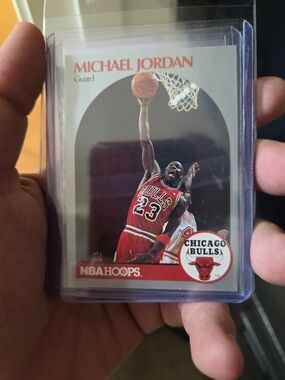 1990-91 NBA Hoops Michael Jordan Basketball Card